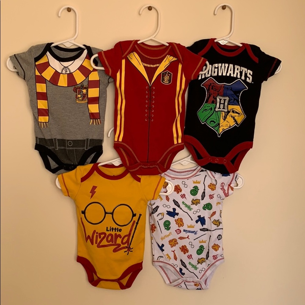 **SOLD** — Harry Potter Onesies (5)